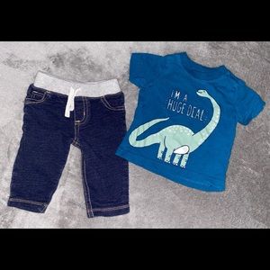 3M Carter’s 2pc outfit. EUC